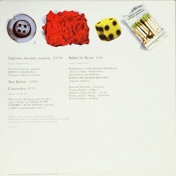 Krzysztof Komeda : Muzyka Krzysztofa Komedy 3 (LP, Comp, RE, RP)