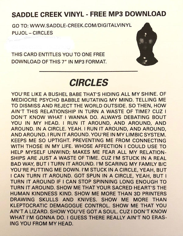 Pujol : Circles (7", Single, Ltd, Liz)