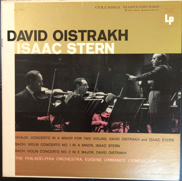 David Oistrach, Isaac Stern, The Philadelphia Orchestra : Vivaldi: Double Concerto; Bach: Violin Concertos 1 And 2 (LP)