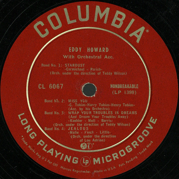Eddy Howard : Eddy Howard (10")