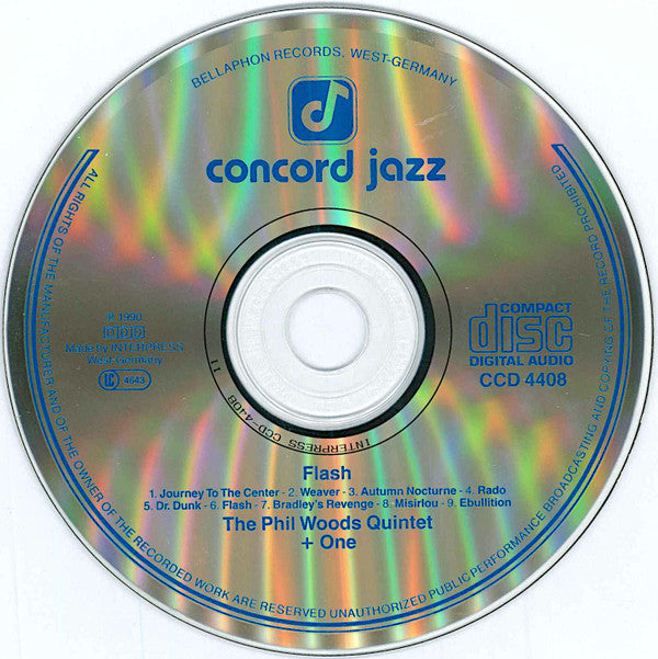 The Phil Woods Quintet + Hal Crook : Flash (CD, Album)