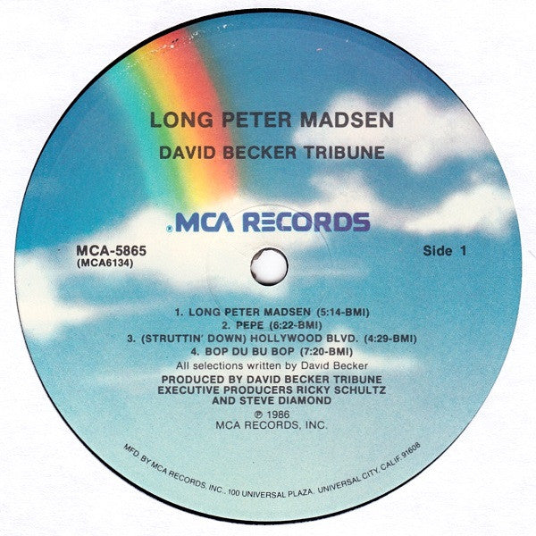 David Becker Tribune : Long Peter Madsen (LP, Album)