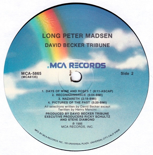 David Becker Tribune : Long Peter Madsen (LP, Album)