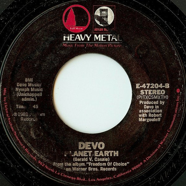 Devo : Working In The Coal Mine (7", Single, CSM)