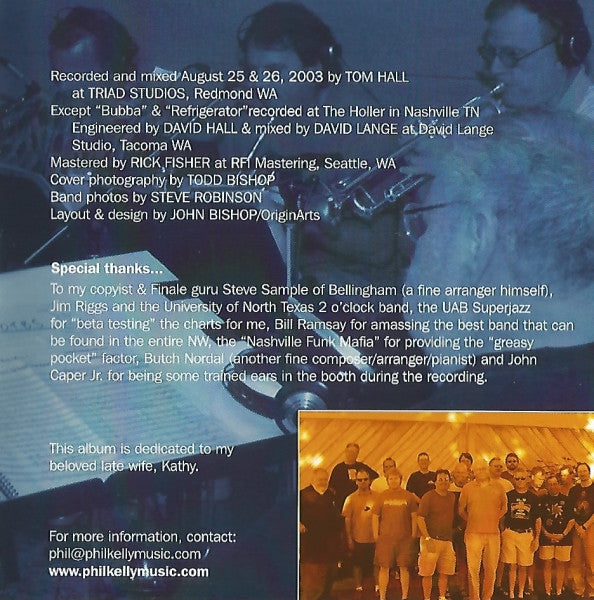 Phil Kelly & The Northwest Prevailing Winds : Convergence Zone (CD)