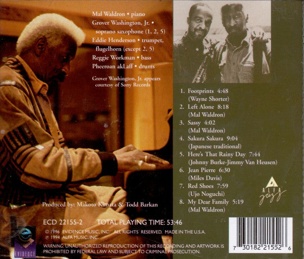 Mal Waldron : My Dear Family (CD, Album, RE)