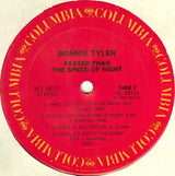 Bonnie Tyler : Faster Than The Speed Of Night (LP, Album, Car)