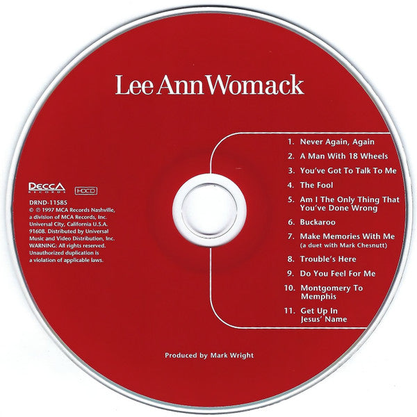 Lee Ann Womack : Lee Ann Womack (HDCD, Album)