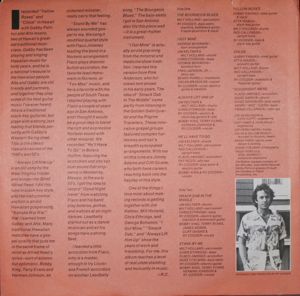 Ry Cooder : Chicken Skin Music (LP, Album, Jac)
