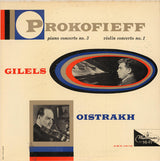 Sergei Prokofiev, David Oistrach, Emil Gilels : Piano Concerto No. 3 / Violin Concerto No. 1 (LP, Comp, Mono)