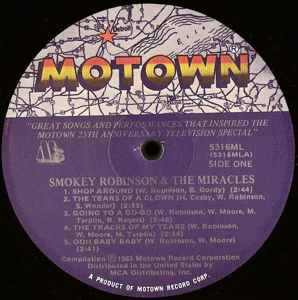 The Miracles : Great Songs And Performances That Inspired The Motown 25th Anniversary Television Special (LP, Comp)