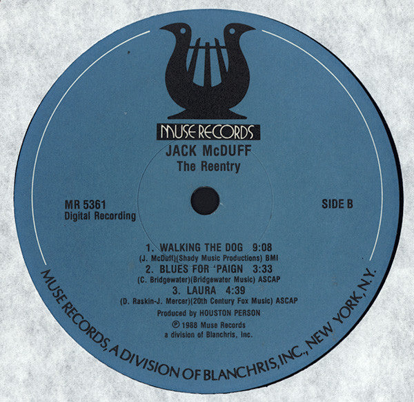 Brother Jack McDuff : The Reentry (LP, Album)