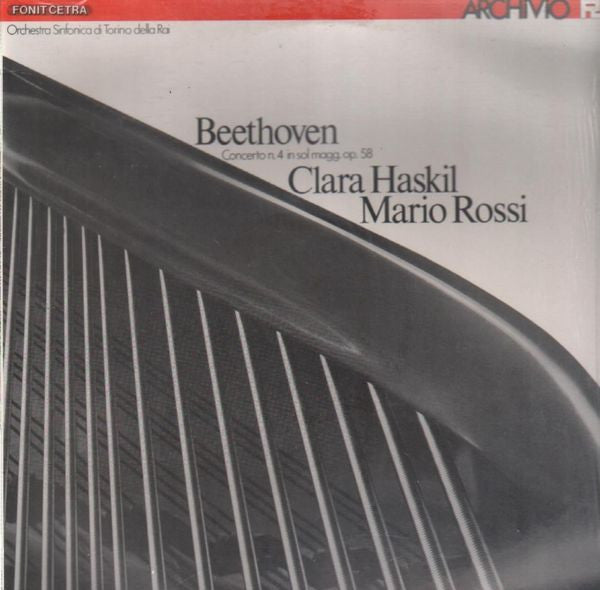 Ludwig van Beethoven, Clara Haskil, Mario Rossi (2) : Concerto N.4 In Sol Magg. Op. 58 (LP)