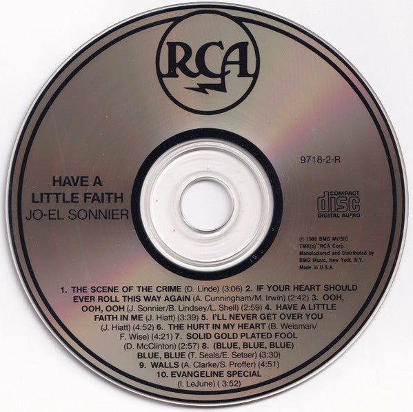 Jo-El Sonnier : Have A Little Faith (CD, Album)