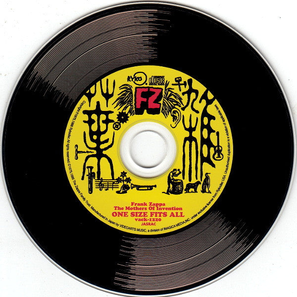 Frank Zappa And The Mothers Of Invention* : One Size Fits All (CD, Album, Ltd, RE, RM, Pap)