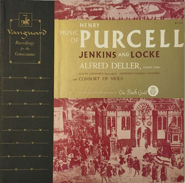 Henry Purcell, John Jenkins (5) And Matthew Locke - Alfred Deller, Gustav Leonhardt, Leonhardt Baroque Ensemble With Consort Of Viols : Music Of Henry Purcell, Jenkins And Locke (LP)