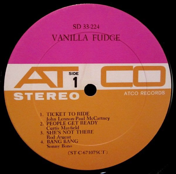 Vanilla Fudge : Vanilla Fudge (LP, Album, Ter)