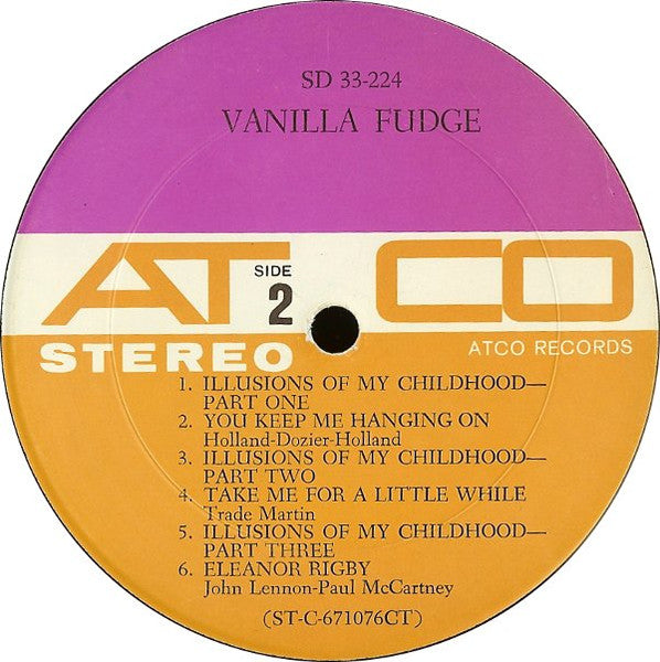 Vanilla Fudge : Vanilla Fudge (LP, Album, Ter)