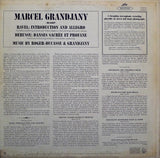 Marcel Grandjany - Maurice Ravel / Claude Debussy / Marcel Grandjany / Jean Roger-Ducasse, The Hollywood String Quartet, The Concert Arts Orchestra, Felix Slatkin : Marcel Grandjany / Ravel: Introduction And Allegro; Debussy: Danse Sacree Et Profane; Music By Roger-Ducasse & Grandjany (LP)