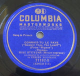 Risë Stevens : Habañera: L'amour Est Un Oiseau Rebelle = Love Is A Wood-bird Wild / Connais-Tu Le Pays = Knowst Thou The Land? (Shellac, 12")