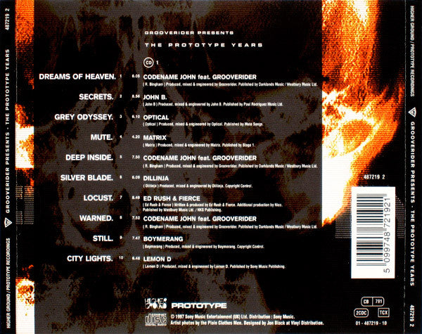 Grooverider : The Prototype Years (CD, Comp + CD, Comp, Mixed + Ltd)