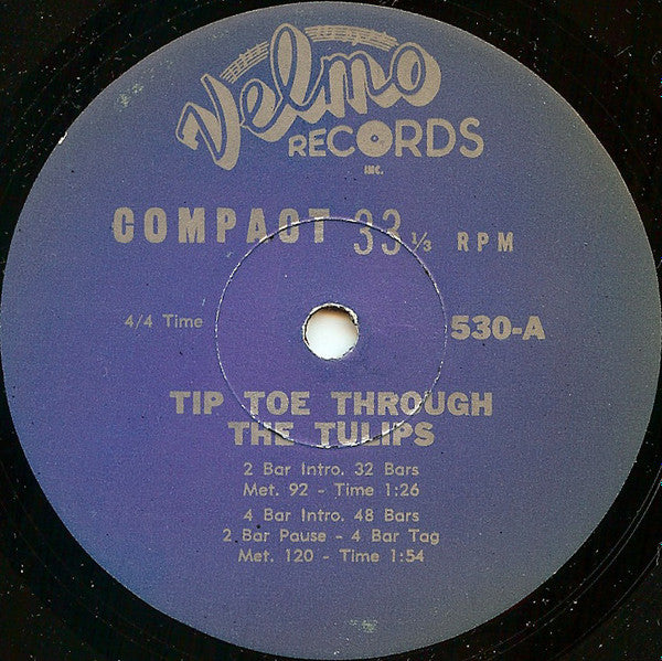 Unknown Artist : Tip Toe Through The Tulips (7")