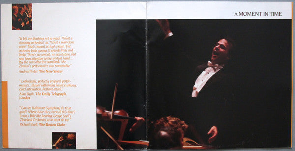David Zinman, Baltimore Symphony Orchestra : A Moment In Time (LP, Album)