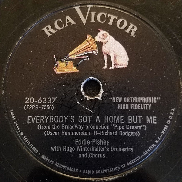 Eddie Fisher : Dungaree Doll / Everybody's Got A Home But Me (Shellac, 10")