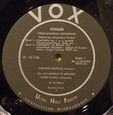 Antonio Vivaldi, Virginio Bianchi, Gli Accademici Di Milano, Piero Santi : 4 Bassoon Concertos (LP, Mono, RVG)