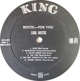 Earl Bostic : Bostic For You (LP, Album, Mono, fir)