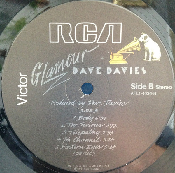 Dave Davies : Glamour (LP, Album)