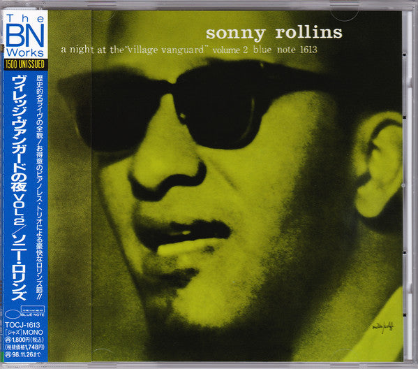 Sonny Rollins : A Night At The "Village Vanguard" Volume 2 (CD, Album, Mono, RE, RM)