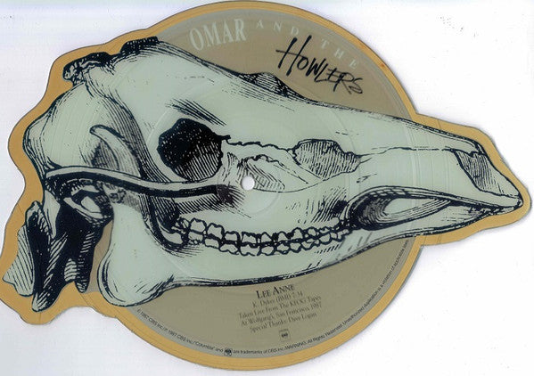 Omar And The Howlers : Border Girl (7", Shape, Pic)