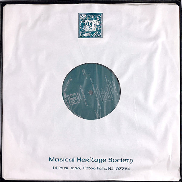 Fritz Kreisler - Oscar Shumsky With Milton Kaye : Complete Violin Music, Vol. I (3xLP + Box)