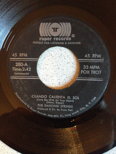 The Roper Dance Orchestra, The Dancing Strings : Lovers Concerto (7")