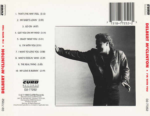 Delbert McClinton : I'm With You (CD, Album)