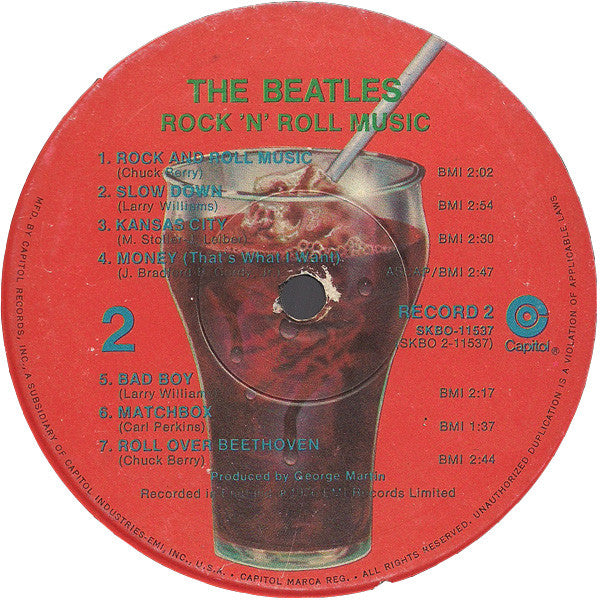 The Beatles : Rock 'N' Roll Music (2xLP, Comp, Win)
