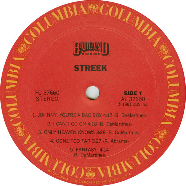 Streek : Streek (LP, Album)