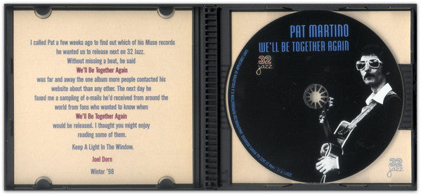 Pat Martino : We'll Be Together Again (CD, Album, RE)