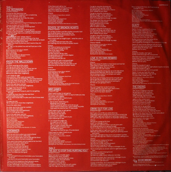 Steve Kipner : Knock The Walls Down (LP, Album, Promo, PRC)