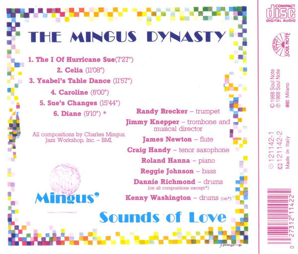 Mingus Dynasty : Mingus' Sounds Of Love (CD, Album)