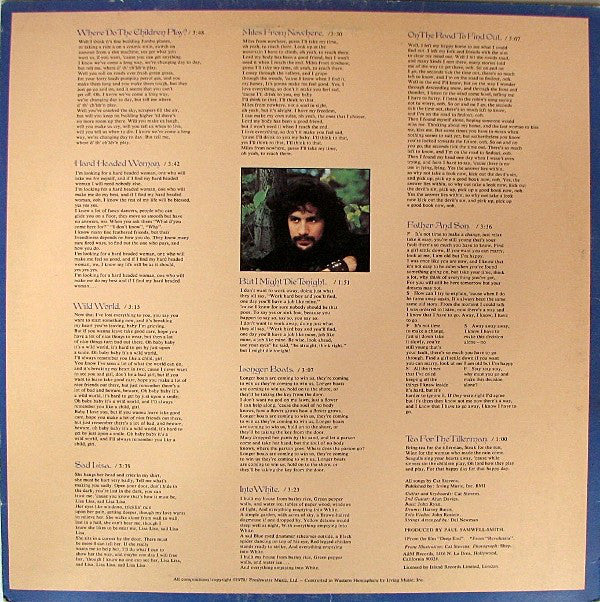Cat Stevens : Tea For The Tillerman (LP, Album, RE, Ter)