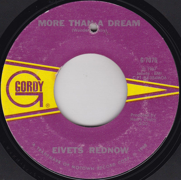 Stevie Wonder : Alfie / More Than A Dream (7", Styrene, Mon)