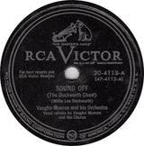 Vaughn Monroe And His Orchestra : Sound Off / Oh, Marry, Marry Me (Shellac, 10")