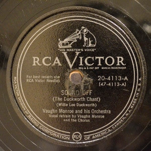 Vaughn Monroe And His Orchestra : Sound Off / Oh, Marry, Marry Me (Shellac, 10")