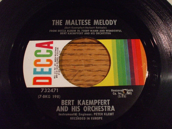 Bert Kaempfert & His Orchestra : The Maltese Melody (7", Single)