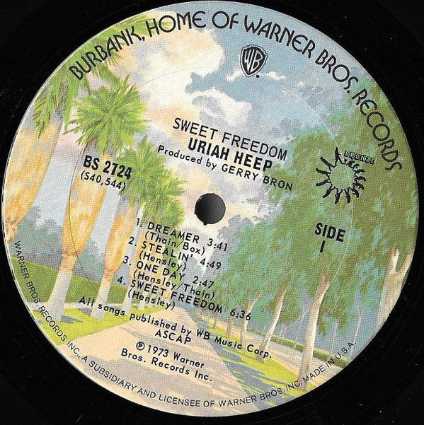 Uriah Heep : Sweet Freedom (LP, Album, Ter)