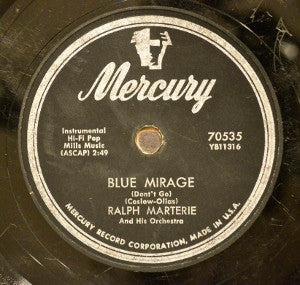 Ralph Marterie And His Orchestra : Remember Me / Blue Mirage (10")
