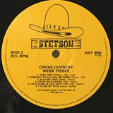 Webb Pierce : Cross Country (LP, Album, Mono, RE)