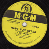 Joni James : Have You Heard / Wishing Ring (10")